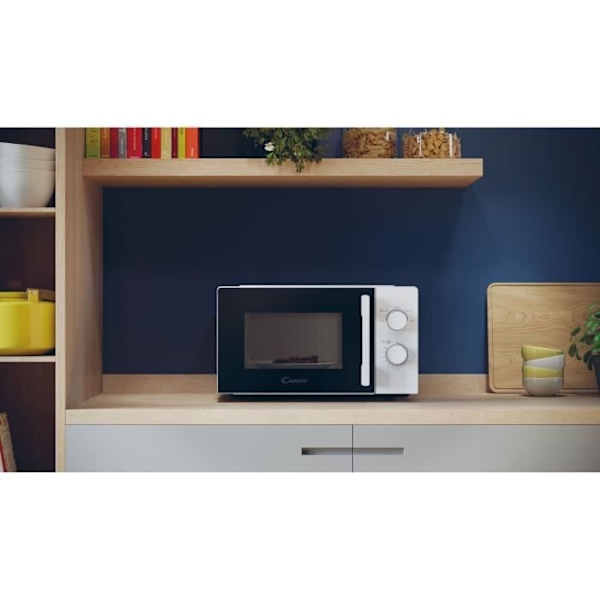 CMW20SMSLI Mono CANDY Idea mikroovn - 20L - MO: 700W - Mekanisk UI - 5 effektniveauer - Sølv Silver