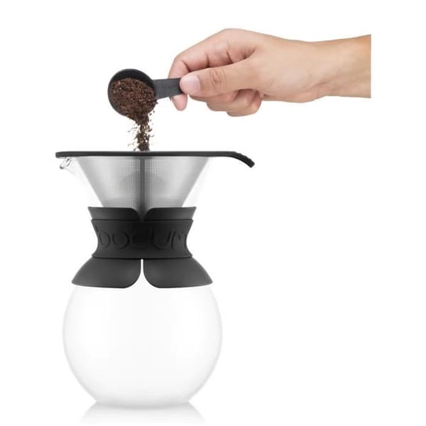 POUR OVER - BODUM kaffekande, permanent filter i rustfrit stål, 1.0 l, 8 kopper
