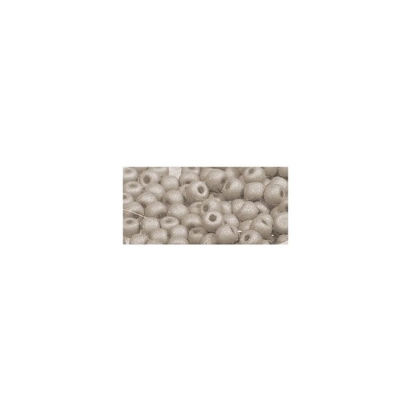 Glasperler - Brun taupe - 4mm - 120 stk.