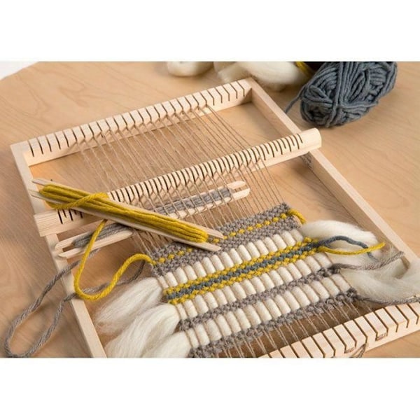 Kit stöd ram för vävning 30x39 cm Beige