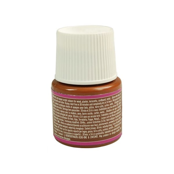 Akrylmaling - Pébéo - P.BO Déco - Mat brun - 45ml - Mat finish Brun
