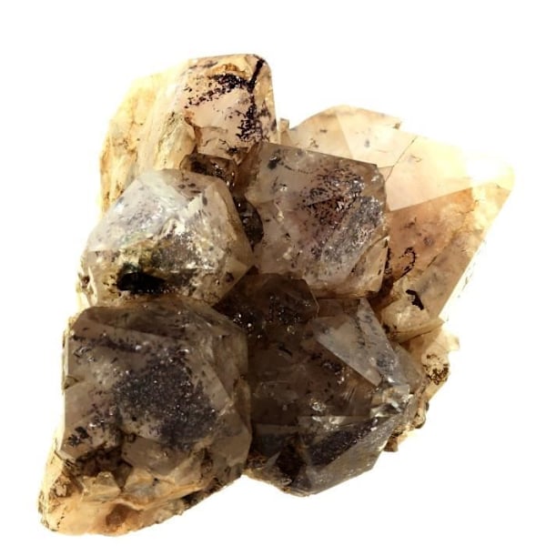 Sten og mineraler. Kvarts + hæmatit. 1832,0 ct. Sydafrika..