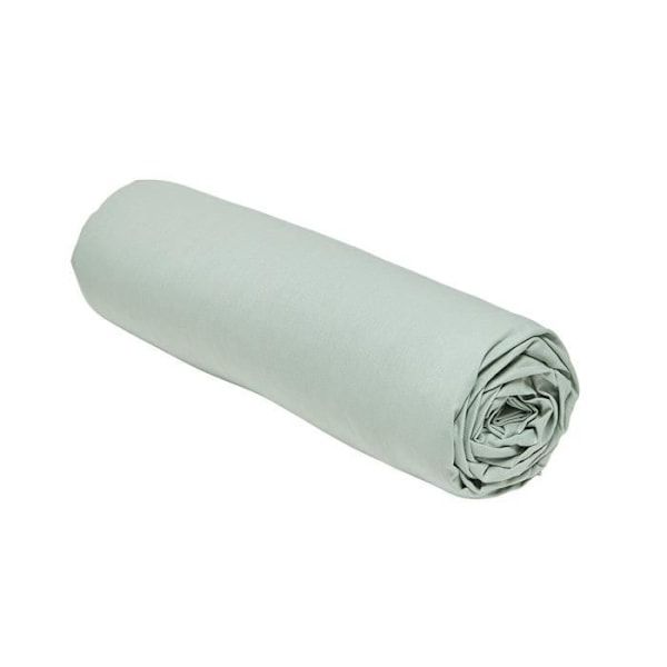TÄNÄÄN Essential istuva lakana - 140 x 200+30 cm - 2 henkilöä - 100% tavallista puuvillaa - Celadon Grön