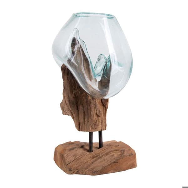 San Marino vanddråbe h25 cm teak. brun