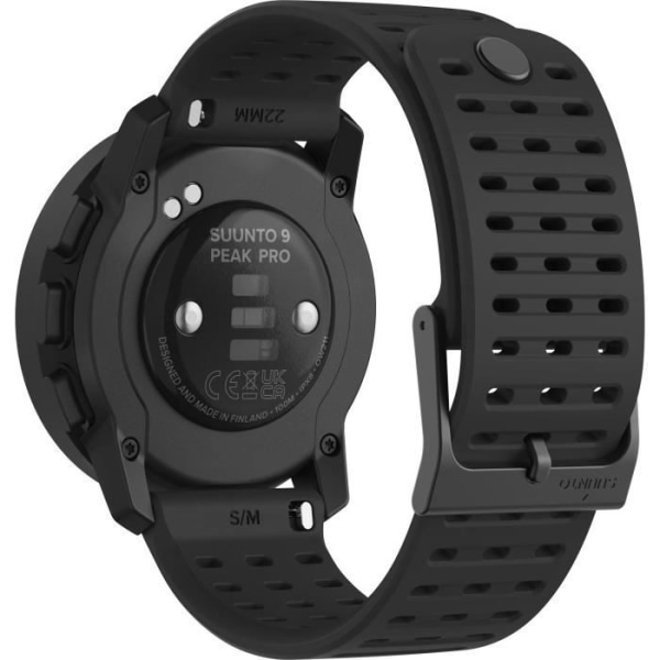 GPS-urheilukello - SUUNTO - 9 Peak Pro All Black - Korkeusmittari Svart