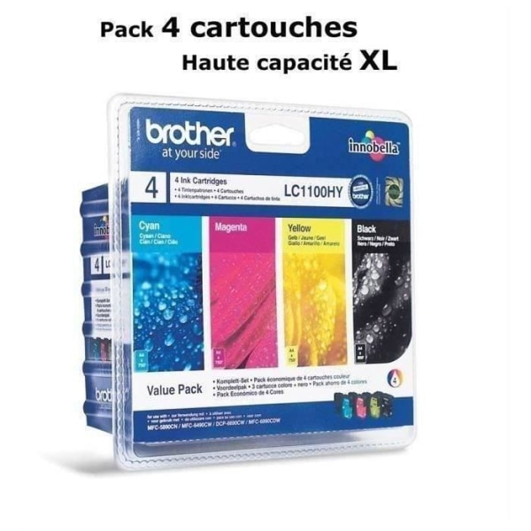 Brother LC1100HY Multipack färgbläckpatroner