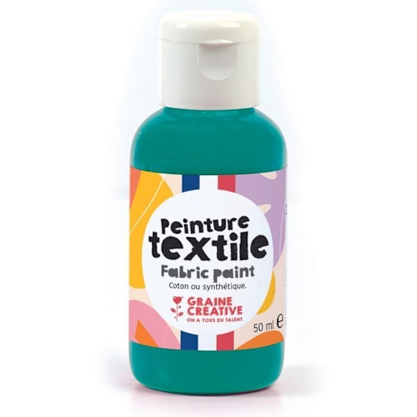 Tekstilmaling 50 ml - æblegrøn Grön