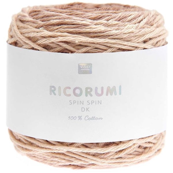 Laine - RICO DESIGN - Spin Spin - 100% bomuld - 50 g - 115 m - Farve Beige Beige
