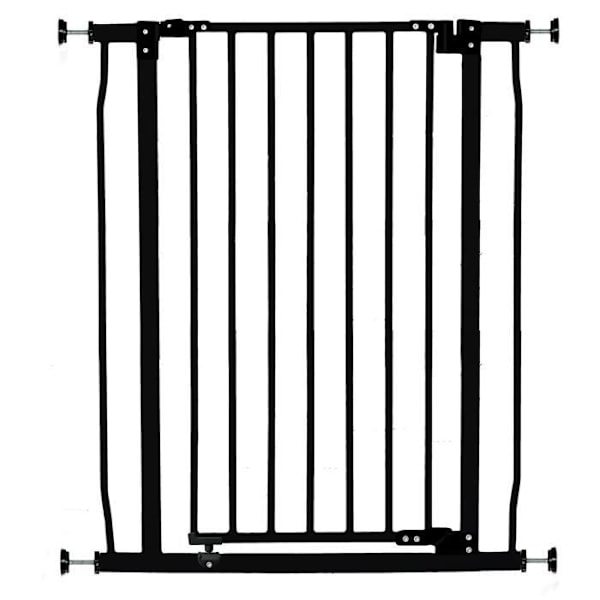 DREAMBABY Extra High LIBERTY Sikkerhedslåge - Ved tryk - L 75/81 x H 93 cm - Sort Svart