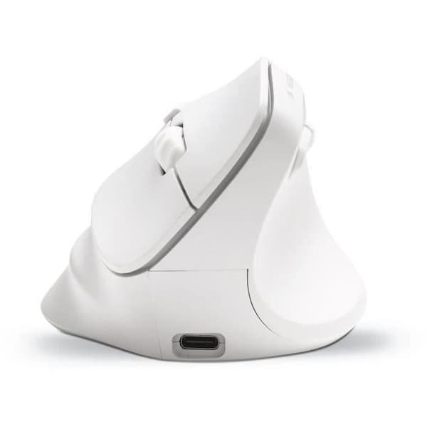 Trådløs Ergonomisk Mus - BLUESTORK - ERGO - Lysende - PC/MAC - Sort Vit
