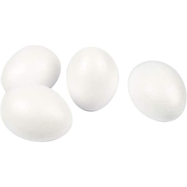 Parti af polystyrenæg - 10 cm - 25 stk.