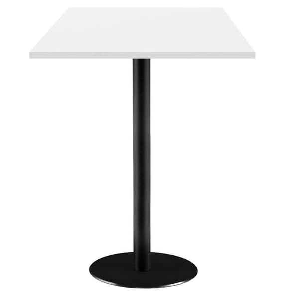 Högt bord 60 x 60 cm - vanlig vit Rom modell Vit