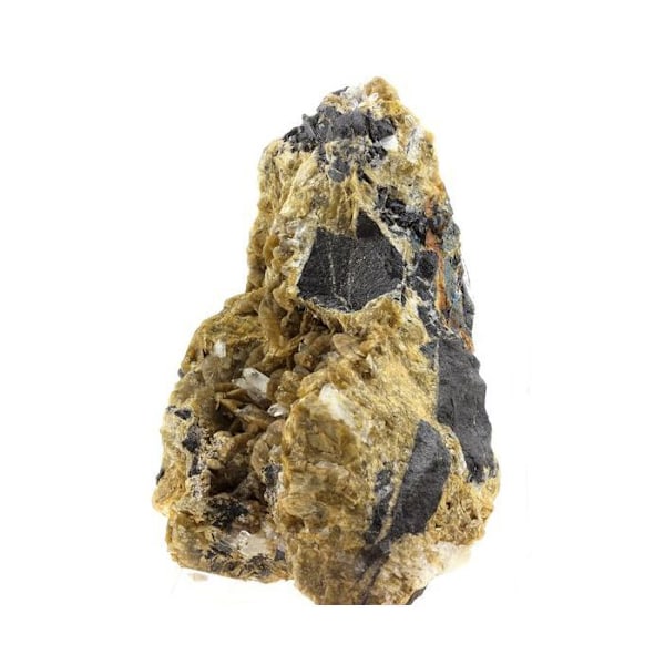 Sten og mineraler. Siderit + Kvarts. 5616,0 ct. La Mure, Isère, Frankrig.