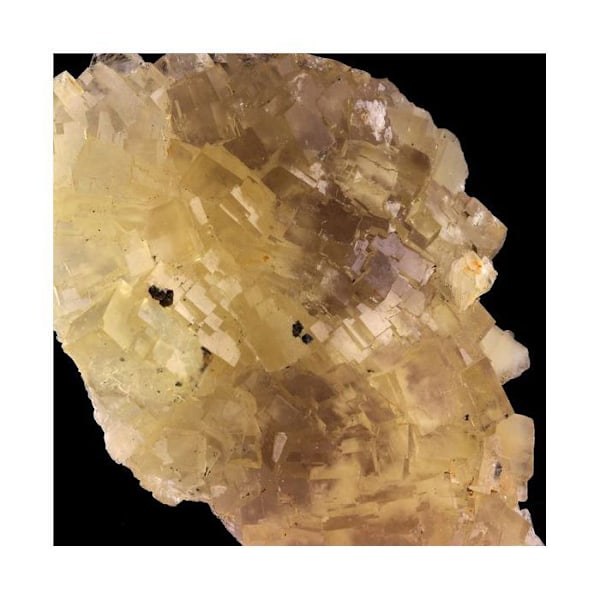 Sten og mineraler. Fluorit + Pyrit + Galena. 1145,20 øre. Fontsante-minen, Var, Frankrig.
