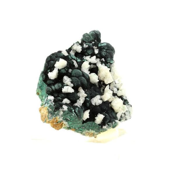 Sten og mineraler. Malakit + Cerusit. 1490,0 øre. Mashamba West Mine, Congo.