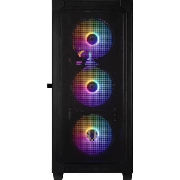 PC kabinet - BITFENIX - Graph ARGB - Mellem tårn - ATX - Sort - 4 A-RGB blæsere
