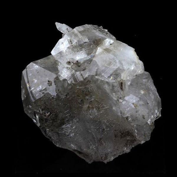 Sten og mineraler. Kvarts vindue. 334,0 øre. Pontcharra, Isère, Frankrig..