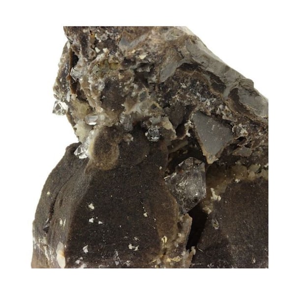 Sten og mineraler. Septaria, Diamantkvarts. 1395,1 ct. Ribiers, Hautes-Alpes, Frankrig. Sjælden.