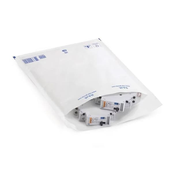 Quiltet papirpose - 22 x 33 cm Vit