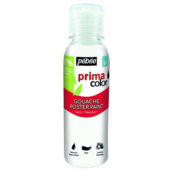 Flytande gouache - Vit - 150 ml Vit