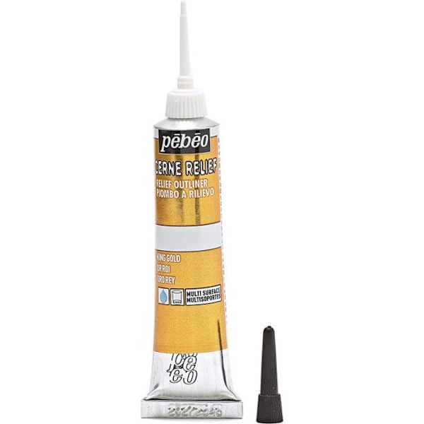 Cerne - Pébéo - Guld - 20 ml - Gyldne konturer - Præcision i påføring Guld