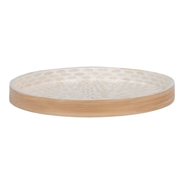 Plattform - Bambus - Beige - 40x40 cm - Praktisk och dekorativ - Naturlig elegans Bambu och beige