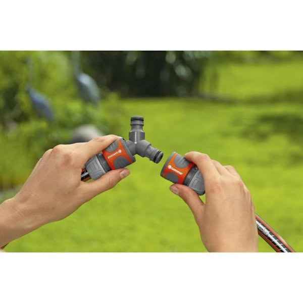 GARDENA avledningssats - Trippelanslutning - Original GARDENA-systemkompatibilitet - Robust - 2 års garanti