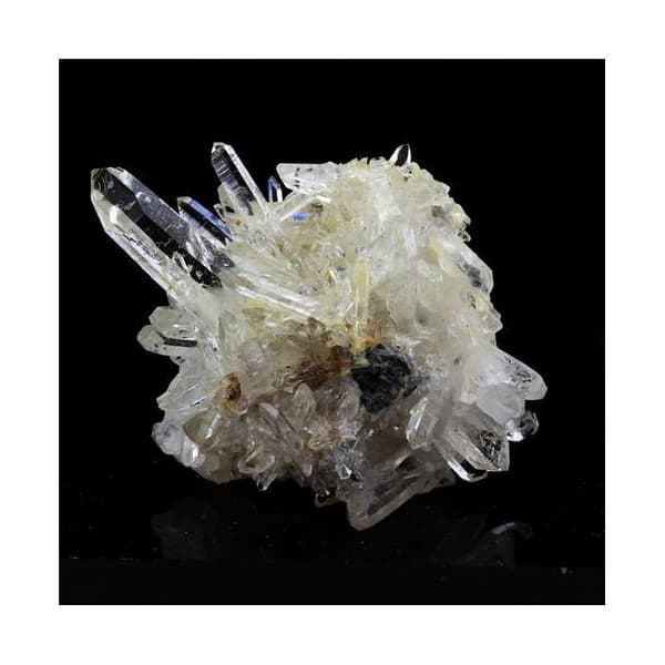 Quartz 'bjergkrystal' og Siderite 59,1 karat Vit