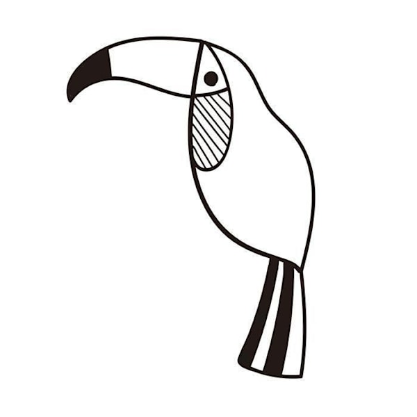 Toukaaninen puinen leima