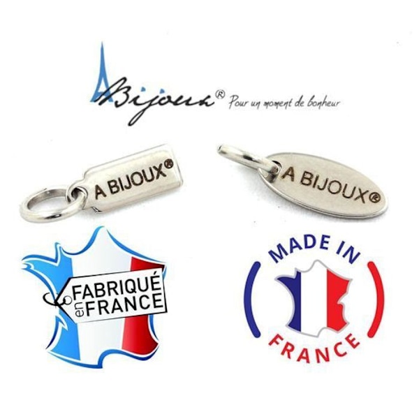 Armbånd - ABIJOUX - Afrikansk turkis - Moseagat - 8 mm - Fremstillet i Frankrig Blå