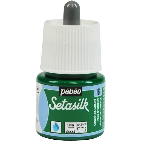 Flacon 45 ml Färgsats Setasilk för siden GRÖN ORIENT