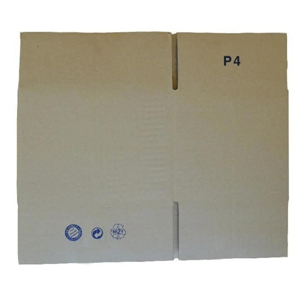 Liten packbox 16 x 12 x 11 cm kastanj