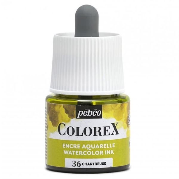 Vesiväri - PEBEO - Colorex - 45 ml - Väri Chartreuse - Sekoitus Chartreuse