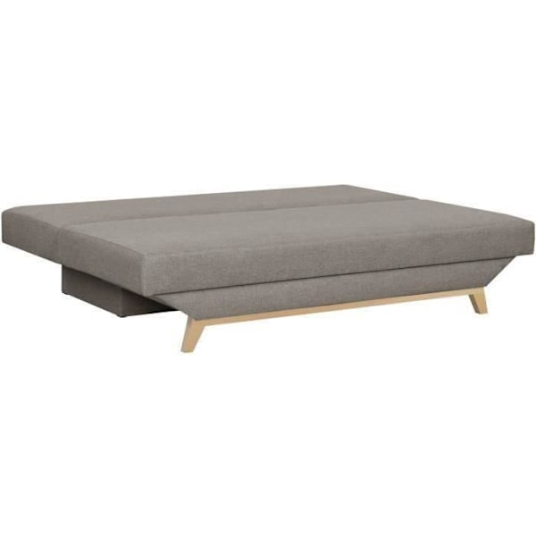 TEIJO 3-sits konvertibel bänk med förvaringslåda - Taupe tyg - L187 x D 91 x H 82 cm Mol