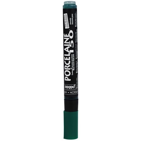 Porcelaanimaalaustussi - PEBEO - Vakiomarkerit - 20ml - Väri Amazonite vihreä - Kestävä Grön