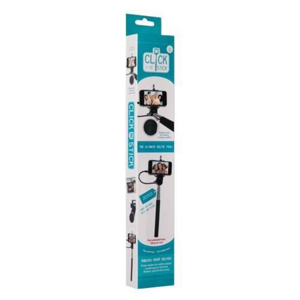THUMBSUP Click Stick Selfie Stick - Sort - 100 cm - til mobiltelefon - Stativ 3 kg