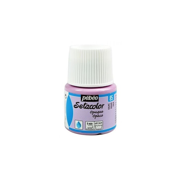 Kangasmaali - PéBéo - Läpinäkymätön Setacolor - Lila - 45 ml - Pesunkestävä Lila