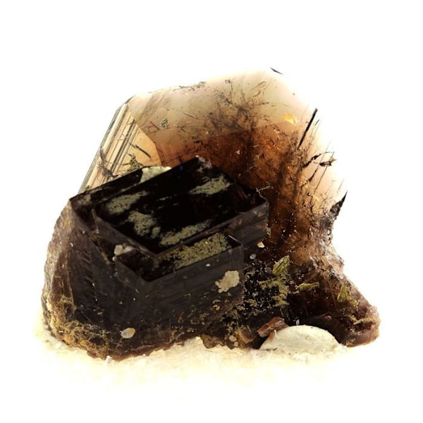 Axinite-(Fe) - ABIJOUX - 63.5 ct - Grå - Californien - Ægthedscertifikat