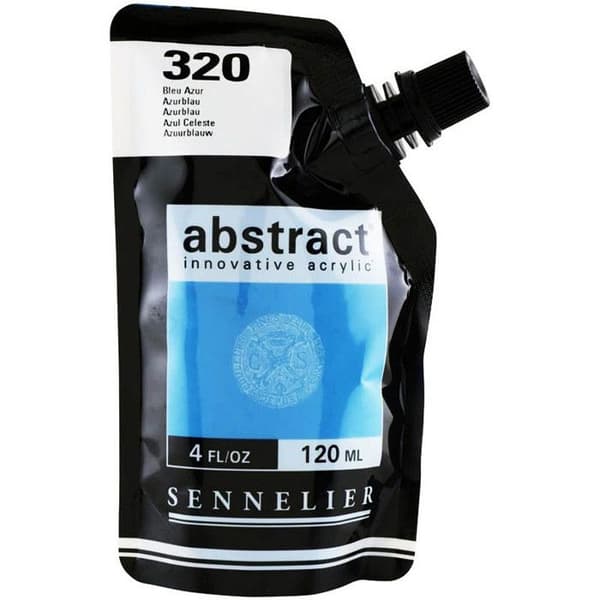 Akrylmaling - Sennelier - Abstrakt - 120ml - Satiné - Azureblå Azurblå
