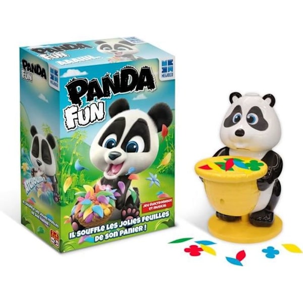 PANDA'FUN - Lautapeli - 3-vuotiaasta alkaen - 2-4 pelaajaa - Megableu Svartvitt