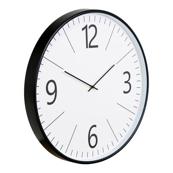 Biel Væghåndklæde, Ø51 cm, sort, hvid. Vit