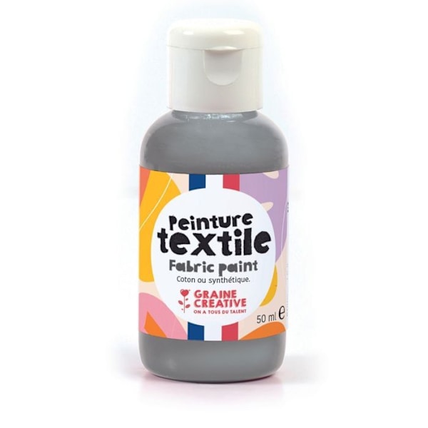 Textilfärg 50 ml - silver Silver