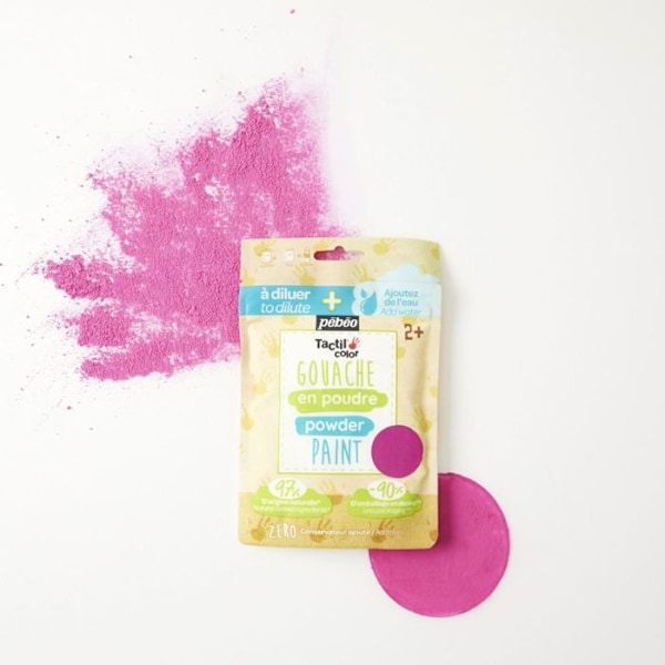Gouache pulver pose 100g Pink Rosa