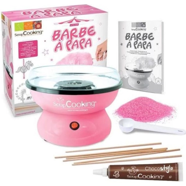 Candy Candy Machine - SCRAPCOOKING - Workshop + Chokolade Pen - Pink - 500W - Ø 28 x H18 cm Rosa, Blå