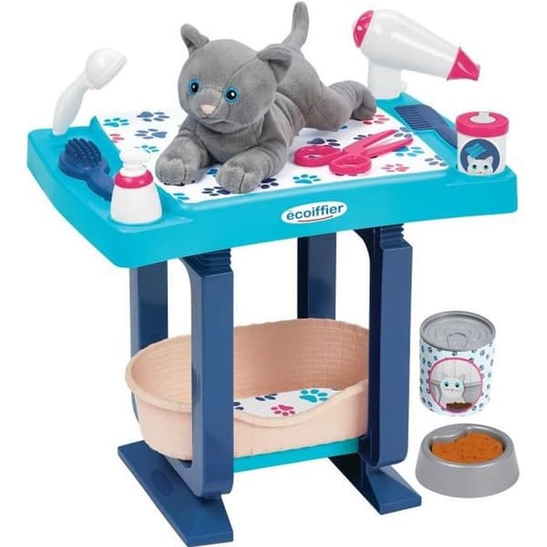 ECOIFFIER Blue Grooming Table Från 18 månader Blå