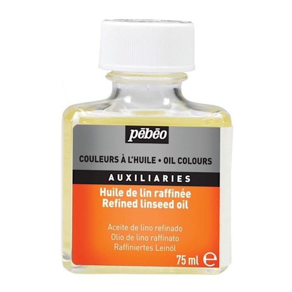 Malingsmiddel til olie - PEBEO - Raffineret transparent lin - 75 ml - Transparent - Avanceret Transparent