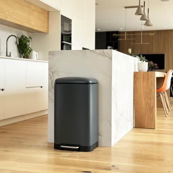 Köksavfallshink med Pedal - GREENWICH - 40 L - Matt Grå - Kitchen Move