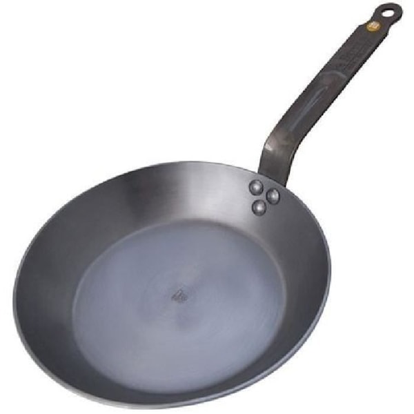 Induktionsstekpanna i mineraljärn 240 mm - De Buyer Svart