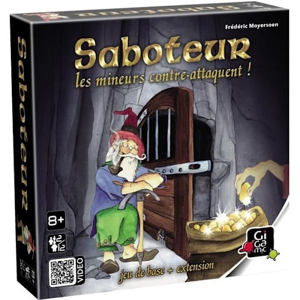 Gigamic - Saboteur 2: Minearbejderne slår tilbage - Brætspil, kort, bluff Blå