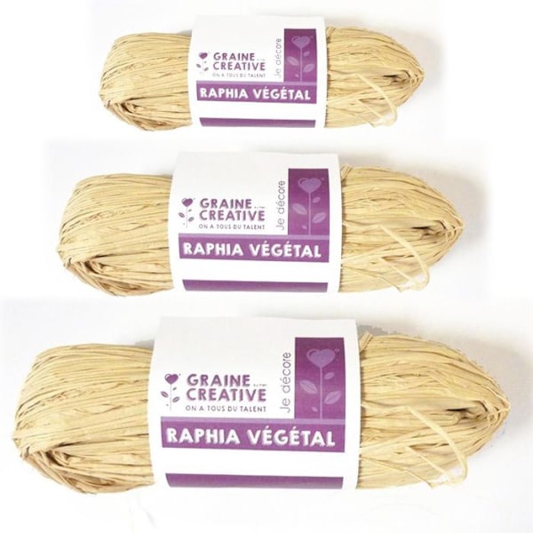 Luonnonkasvis raffia 150 g beige